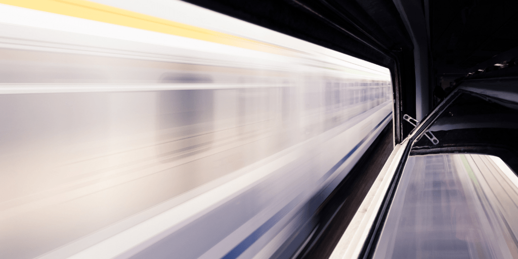 Velocity of a speeding train