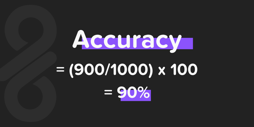 equation for accuracy