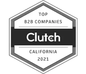 Clutch California 2021 Top B2B Companies Award