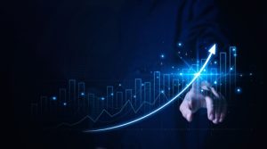 CEO of a startup calculating startup growth rates