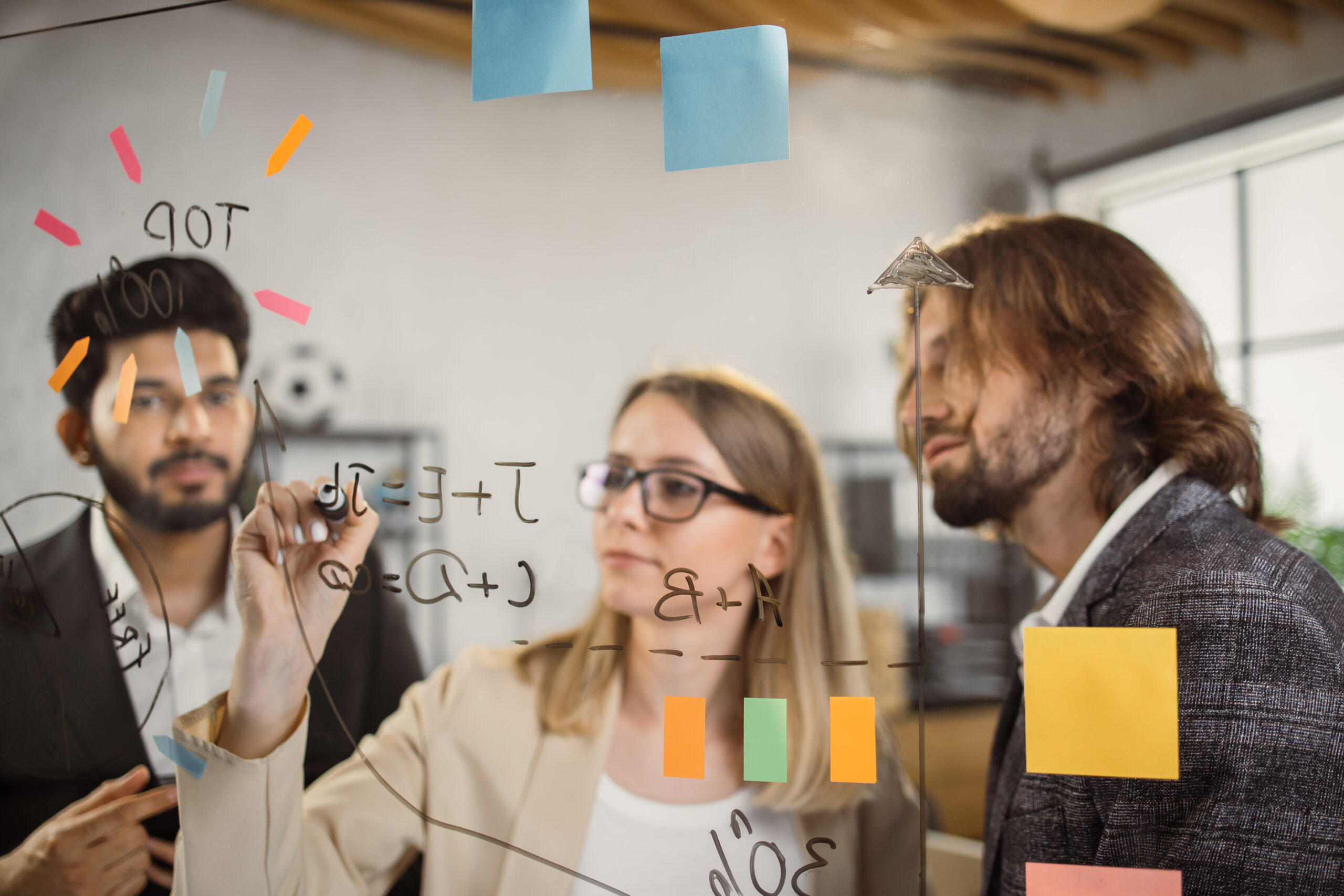 Entrepreneurs using creative intelligence